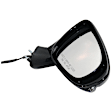 Passenger Side Mirror, Power Adjust, Manual Folding, Heated, Paintable, In-housing Signal Light, With memory, With Puddle Light, No Auto-Dimming, No Blind Spot Feature
