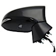 Passenger Side Mirror, Power Adjust, Manual Folding, Heated, Paintable, In-housing Signal Light, With memory, With Puddle Light, No Auto-Dimming, No Blind Spot Feature