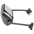 Driver Side Mirror, Power Adjust, Heated, Paintable, With CB Cable