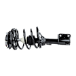 Front, Driver Side Fully Loaded Strut, Coupe, FWD, with Front Coil Spring, with Rear Coil Spring