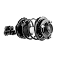 Front, Driver Side Fully Loaded Strut, Coupe, FWD, with Front Coil Spring, with Rear Coil Spring