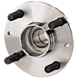 Front, Driver or Passenger Side Wheel Hub, With Bearing, 4 x 3.94 in. Bolt Pattern, RWD