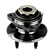 Front, Driver or Passenger Side Wheel Hub, with Bearing, 5 x 4.5 in. Bolt Pattern, 4WD