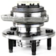 Front, Driver or Passenger Side Wheel Hub, with Bearing, 5 x 4.5 in. Bolt Pattern, 4WD
