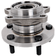 Rear, Driver or Passenger Side Wheel Hub, With Bearing, 5 x 4.5 in. Bolt Pattern, AWD