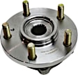 Front, Driver or Passenger Side Wheel Hub, with Bearing, FWD