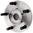 Front, Driver or Passenger Side Wheel Hub, Without Bearing, 5 x 4.5 in. Bolt Pattern