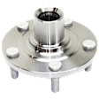 Front, Driver or Passenger Side Wheel Hub, Without Bearing, 5 x 4.5 in. Bolt Pattern