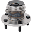 Rear, Driver or Passenger Side Wheel Hub, With Bearing, FWD