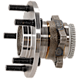 Rear, Driver or Passenger Side Wheel Hub, with Bearing, 4-Wheel ABS