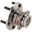 Rear, Driver or Passenger Side Wheel Hub, with Bearing, 4-Wheel ABS