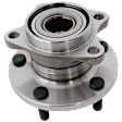 Rear, Driver or Passenger Side Wheel Hub, With Bearing, 5 x 4.5 in. Bolt Pattern, AWD