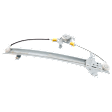 Front, Driver Side Power Window Regulator, Without Motor