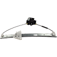 Front, Driver Side Window Regulator, Power, With 6-Prong Connector