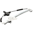 Front, Driver Side Power Window Regulator, With Motor
