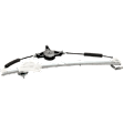 Front, Driver Side Power Window Regulator, With Motor