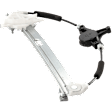 Front, Driver Side Power Window Regulator, With Motor
