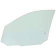 Front, Passenger Side Door Glass, Green Tint, Without Clips, 4-Door, Sedan, Replaces NAGS No. FD25427 GTNN