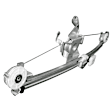 Rear, Driver Side Power Window Regulator, Without Motor