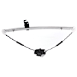 Rear, Driver Side Window Regulator, Power, With 2-Prong Connector