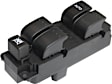 2004-2009 Mazda 3 - Front, Driver Side Window Switch, Black, 5-Button