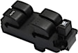 2004-2009 Mazda 3 - Front, Driver Side Window Switch, Black, 5-Button