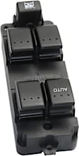 2004-2009 Mazda 3 - Front, Driver Side Window Switch, Black, 5-Button