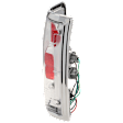 Driver and Passenger Side Halogen Tail Light, Without bulb(s), Clear Lens, Chrome Interior