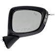 Passenger Side Mirror, Power Adjust, Manual Folding, Heated, Paintable, In-housing Signal Light, No Memory, No Puddle Light, No Auto-Dimming, With Blind Spot Detection in Glass