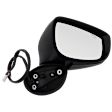Passenger Side Mirror, Power, Manual Folding, Non-Heated, Paintable, In-housing Signal Light, No Memory, No Puddle Light, No Auto-Dimming, With Blind Spot Detection in Glass