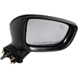 Passenger Side Mirror, Power, Manual Folding, Non-Heated, Paintable, In-housing Signal Light, No Memory, No Puddle Light, No Auto-Dimming, With Blind Spot Detection in Glass