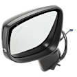 Driver Side Mirror, Power Adjust, Manual Folding, Non-Heated, Paintable, In-housing Signal Light, No Memory, No Puddle Light, No Auto-Dimming, With Blind Spot Detection in Glass