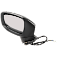 Driver Side Mirror, Power Adjust, Manual Folding, Non-Heated, Paintable, In-housing Signal Light, No Memory, No Puddle Light, No Auto-Dimming, With Blind Spot Detection in Glass