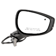 Passenger Side Mirror, Power Adjust, Non-Heated, Manual Folding, Paintable, No Signal Light, No Memory, No Puddle Light, No Auto-Dim, With Blind Spot Detection in Glass