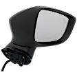 Passenger Side Mirror, Power Adjust, Non-Heated, Manual Folding, Paintable, In-housing Signal Light, No Memory, No Puddle Light, No Auto-Dim, With Blind Spot Detection in Glass
