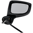 Passenger Side Mirror, Power Adjust, Non-Heated, Manual Folding, Paintable, In-housing Signal Light, No Memory, No Puddle Light, No Auto-Dim, With Blind Spot Detection in Glass