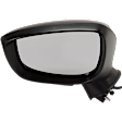 Driver Side Mirror, Power Adjust, Non-Heated, Manual Folding, Paintable, No Signal Light, No Memory, No Puddle Light, No Auto-Dim, No Blind Spot Feature