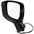 Driver Side Mirror, Power Adjust, Heated, Manual Folding, Paintable, In-housing Signal Light, No Memory, No Puddle Light, No Auto-Dim, No Blind Spot Feature