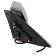 Driver Side Mirror, Power Adjust, Manual Folding, Non-Heated, Textured Black, No Signal Light, No Memory, No Puddle Light, No Auto-Dimming, No Blind Spot Feature