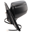 Driver Side Mirror, Power Adjust, Manual Folding, Non-Heated, Textured Black, No Signal Light, No Memory, No Puddle Light, No Auto-Dimming, No Blind Spot Feature