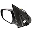 Driver Side Mirror, Power Adjust, Manual Folding, Non-Heated, Textured Black, No Signal Light, No Memory, No Puddle Light, No Auto-Dimming, No Blind Spot Feature