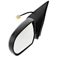 Driver Side Mirror, Power Adjust, Manual Folding, Non-Heated, Textured Black, No Signal Light, No Memory, No Puddle Light, No Auto-Dimming, No Blind Spot Feature