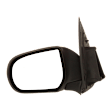 Driver Side Mirror, Manual Adjust, Manual Folding, Non-Heated, Textured Black, No Signal Light, No Memory, No Puddle Light, No Auto-Dimming, No Blind Spot Feature