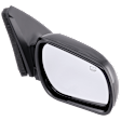 Passenger Side Mirror, Power Adjust, Manual Folding, Heated, Paintable, No Signal Light, No Memory, No Puddle Light, No Auto-Dimming, No Blind Spot Feature