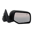 Passenger Side Mirror, Power Adjust, Heated, Manual Folding, Paintable, No Signal Light, No Memory, No Puddle Light, No Auto-Dim, No Blind Spot Feature