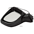 Driver Side Mirror, Power Adjust, Non-Heated, Manual Folding, Paintable, No Signal Light, No Memory, No Puddle Light, No Auto-Dim, No Blind Spot Feature