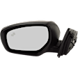 Driver Side Mirror, Power Adjust, Manual Folding, Heated, Paintable, In-housing Signal Light, No Memory, No Puddle Light, No Auto-Dimming, With Blind Spot Detection in Glass