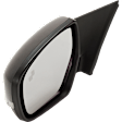 Driver Side Mirror, Power Adjust, Manual Folding, Heated, Paintable, In-housing Signal Light, No Memory, No Puddle Light, No Auto-Dimming, With Blind Spot Detection in Glass
