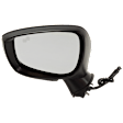 Driver Side Mirror, Power Adjust, Heated, Manual Folding, Paintable, In-housing Signal Light, No Memory, No Puddle Light, No Auto-Dim, With Blind Spot Detection in Glass