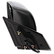 Driver Side Mirror, Power Adjust, Manual Folding, Non-Heated, Textured Black, No Signal Light, No Memory, No Puddle Light, No Auto-Dimming, No Blind Spot Feature